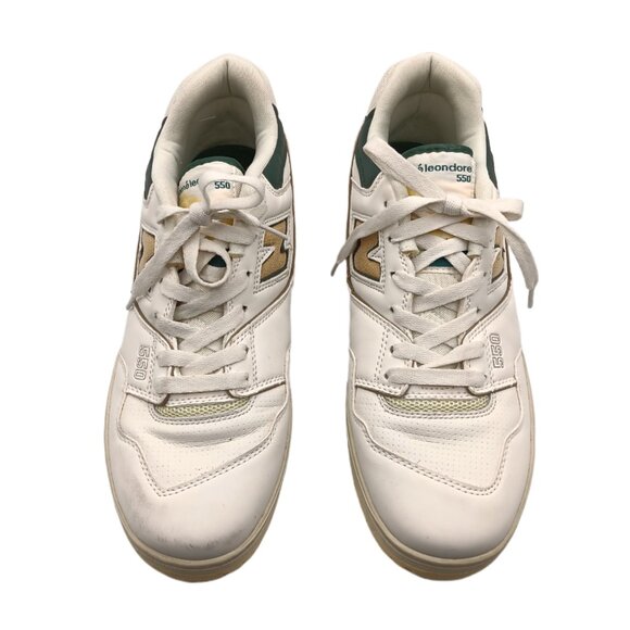 New Balance 550 x Aime Leon Dore Sneakers Mens 11 Ivory Natural Green Low Top - Picture 2 of 5